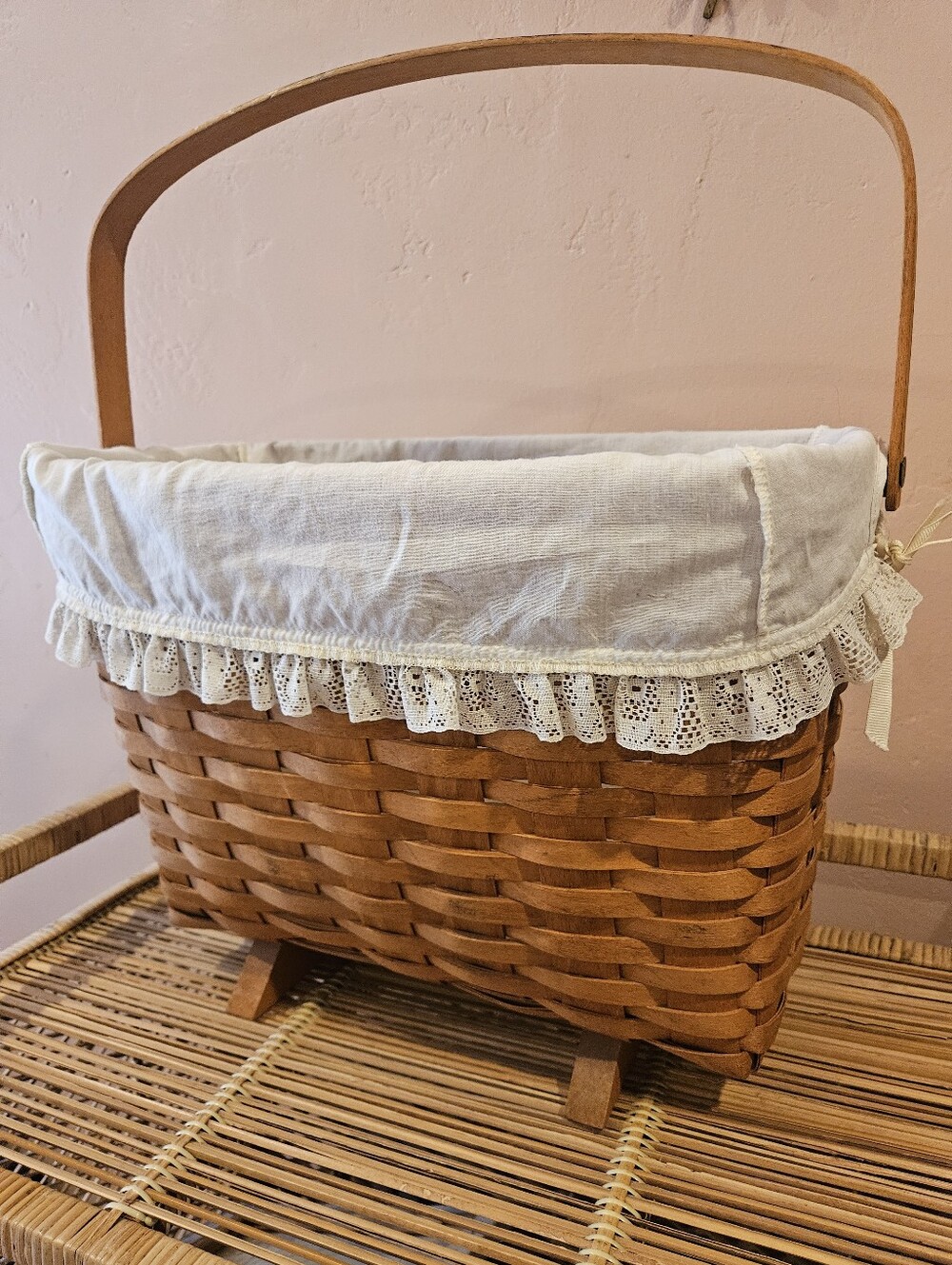 Longaberger Vintage Handled Basket